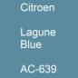 Preview: Citroen, Lagune Blue, AC-639.